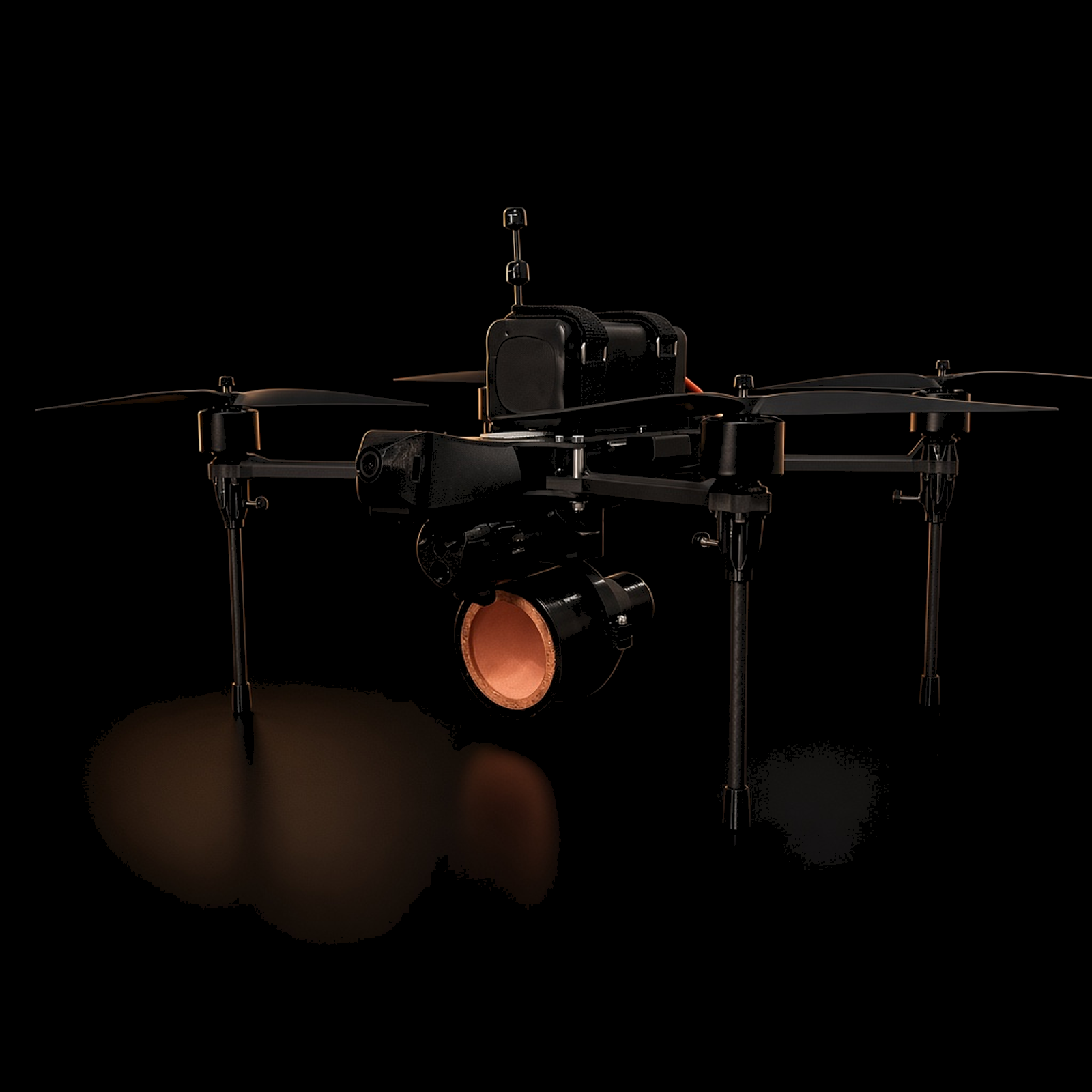 US Kinetics drone-scale waveform charge on kinetic drone — product cutout